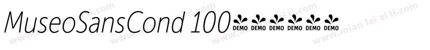 MuseoSansCond 100字体转换